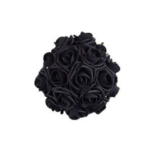 JOHOUSE 30 Rosas Negras, Flores Negras, Rosas Falsas De Un Solo Tallo Para  El Día De San Valentín, Ramos De Boda, Decoración Del Hogar, Tamaños |  