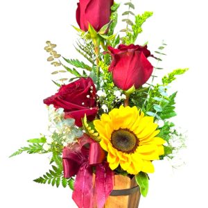 BALDECITO CON ROSAS Y MARAVILLA