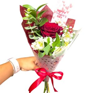 ROSA INDIVIDUAL ARREGLADA