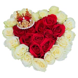 CORAZON MIX DE ROSAS