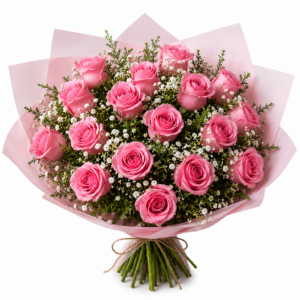 RAMO DE 24 ROSADAS