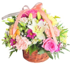 CANASTO FLORAL MIX